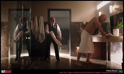 Patrick Stewart Shirtless
