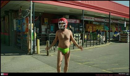 Brett Gelman in his underwear
