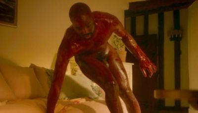 Bloody Hot Boys: Celebs Slathered in Blood Fetish Balls Blood 596