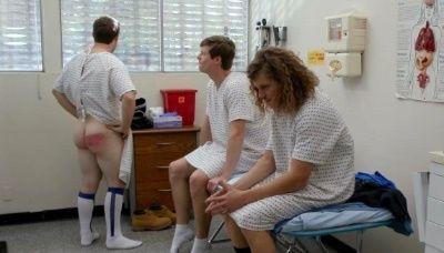 Hospital Gown Nudity! Fetish Butt Doctor 605