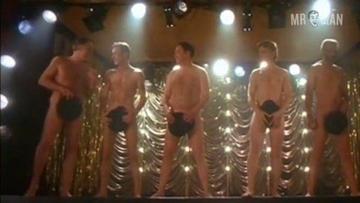 Mark Addy, Paul Barber, Robert Carlyle, Steve Huison, Hugo Speer, Tom Wilkinson in The Full Monty (1997) Shirtless Thong Sexy Butt Bulge Balls Bulge 2