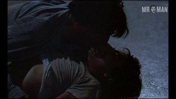 Jean-Hugues Anglade, Vittorio Mezzogiorno in The Wounded Man (1983) Balls Gay Penis Shirtless Sexy Balls Butt 13996