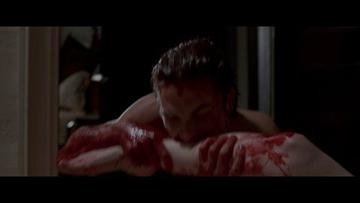 Christian Bale in American Psycho (2000) Butt Shirtless Bulge Butt 391