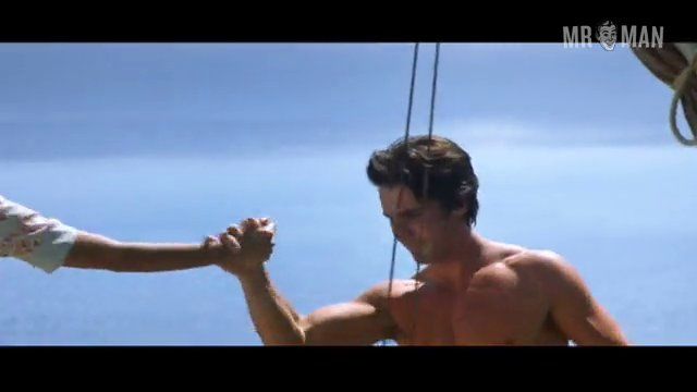Hottest Christian Bale Scene in Captain Corelli's Mandolin. Sexy, Shirtless, Straight, butt. 2768