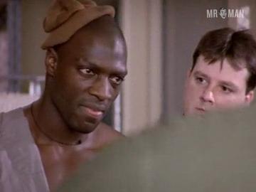 Adewale Akinnuoye-Agbaje Nude in Oz. Balls, Penis, Shirtless, bulge, butt. 2902