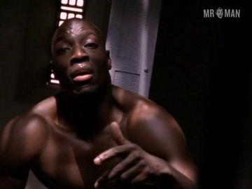 Adewale Akinnuoye-Agbaje in Oz (1997-2003) Sexy Shirtless Underwear Balls Bulge 2823