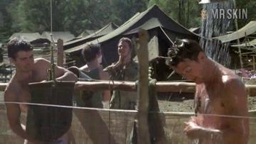 Graeme Blundell, Bryan Brown, Brandon Burke, John Jarratt in The Odd Angry Shot (1979) Balls Butt Penis Balls Butt 2418