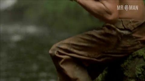 Pierce Brosnan Nude in Robinson Crusoe. Butt, Shirtless, Balls. 1474