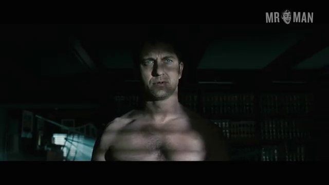 Gerard Butler Nude as Clyde Shelton. Butt, Sexy, Shirtless. 5276