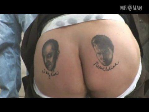 Gerard Butler Naked as Kable. Balls, Butt, sexy, shirtless. 903