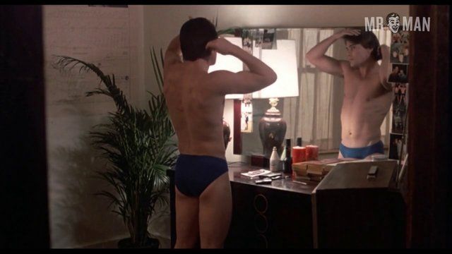 Hottest Gene Davis Scene in 10 to Midnight. Shirtless, Underwear, Bulge, balls, butt. 11054