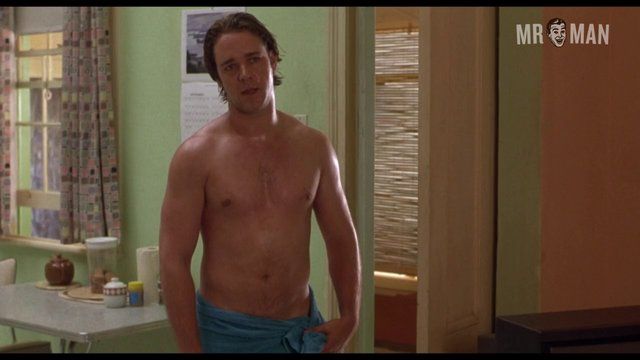 Jeff Mitchell from The Sum of Us Naked. Butt, Shirtless, gay, sexy. 8231