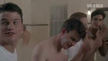 Sexiest Scenes of David Greene from School Ties. Shirtless, butt. 1457