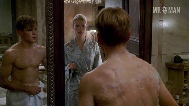 Matt Damon Nude in The Talented Mr. Ripley. Butt, Sexy, Shirtless, bathing suit, bulge. 3424