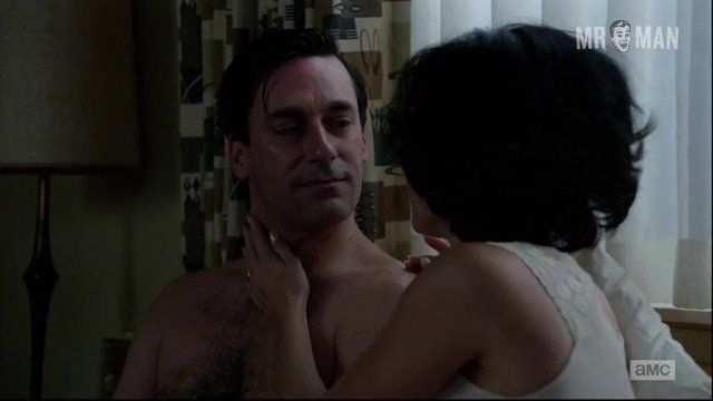 Sexiest Scenes of Don Draper from Mad Men. Shirtless, sexy, straight. 881
