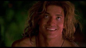 Sexiest Brendan Fraser Scene in George of the Jungle. Shirtless, butt, sexy. 2311