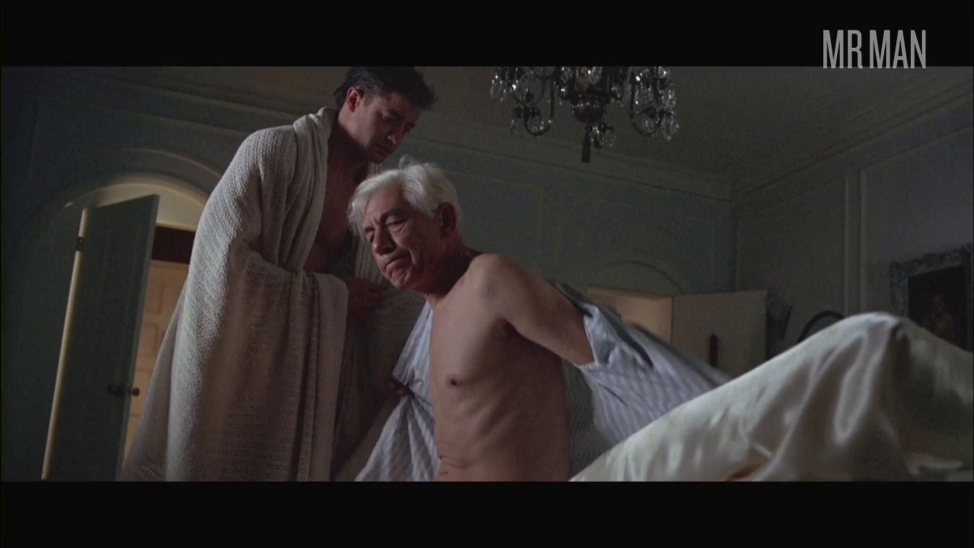 Sexiest Ian McKellen Scene in Gods and Monsters. Shirtless. 26617