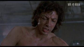 Jeff Goldblum in The Fly (1986) Butt Sexy Shirtless Straight Bulge Butt 11078