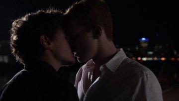 Cameron Monaghan, Elliot Fletcher in Shameless (2011-2021) Gay Sexy Bathing Suit Bulge 22499