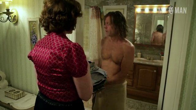 William H. Macy Naked as Frank Gallagher. Butt, Shirtless, balls, bulge. 3279