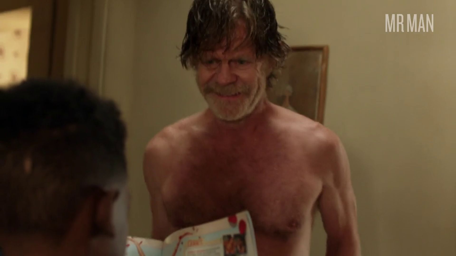 Sexiest William H. Macy Scene in Shameless. Shirtless, balls, bulge. 26569