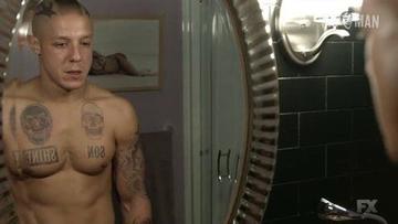 Sexiest Theo Rossi Scene in Sons of Anarchy. Shirtless, butt, gay. 3535