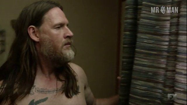 Sexiest Donal Logue Scene in Sons of Anarchy. Bulge, Shirtless, Underwear. 2809