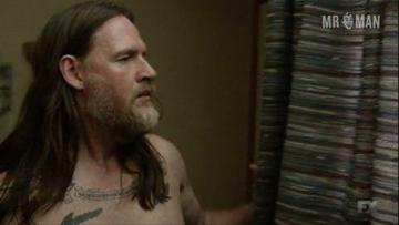 Sexiest Donal Logue Scene in Sons of Anarchy. Bulge, Shirtless, Underwear. 2809