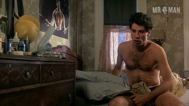 Hottest John Travolta Scene in Saturday Night Fever. Bulge, Shirtless, Underwear. 2840