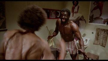 Leon Isaac Kennedy, Badja Djola in Penitentiary (1979) Sexy Shirtless Underwear Bulge Butt 23491