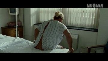 Sexiest Mickey Rourke Scene in The Wrestler. Shirtless, bulge, butt. 1459