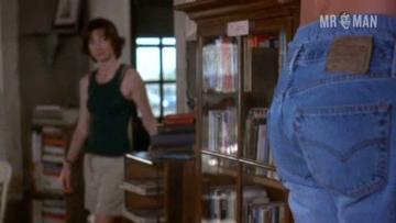 Tom Everett Scott in The Love Letter (1998) Shirtless Bathing Suit Bulge 1031