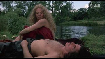 Hottest Alan Bates Scene in The Wicked Lady. Shirtless, Straight. 9938