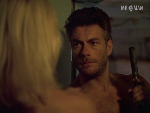 Jean-Claude Van Damme Naked as Eddie Lomax. Butt, Sexy, Shirtless, Straight, bulge. 4527