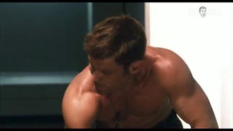 Casper Van Dien Naked in Starship Troopers 3: Marauder. Butt, Sexy, Shirtless, Underwear. 2731