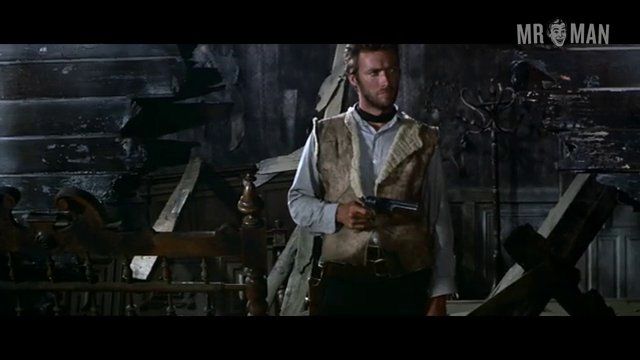 Eli Wallach Nude as Tuco. Butt, Shirtless. 6842