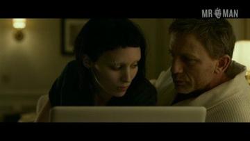 The Girl with the Dragon Tattoo's Sexiest Scenes with Daniel Craig. Shirtless, butt, straight. 1614