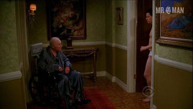 Sexiest Jon Cryer Scene in Two and a Half Men. Shirtless, Underwear, bulge, gay. 889