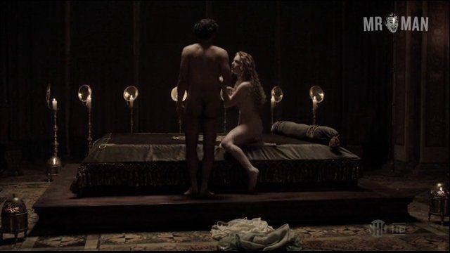 Sebastian de Souza Naked in The Borgias. Butt, shirtless, straight. 1717
