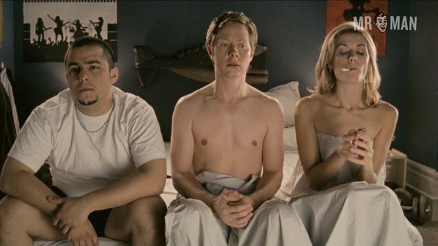 Peter Oldring Naked as Dave. Butt, Shirtless, Straight, sexy. 12213