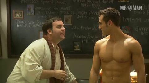 Marco Dapper Nude as Troy. Balls, Butt, Penis, Shirtless, gay, sexy. 1970