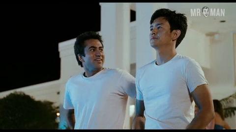 John Cho Naked in Harold & Kumar Escape from Guantanamo Bay. Butt, shirtless. 2245