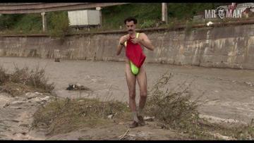 Borat's Sexiest Scenes with Sacha Baron Cohen. Bulge, Shirtless, Thong, bathing suit, butt. 2508