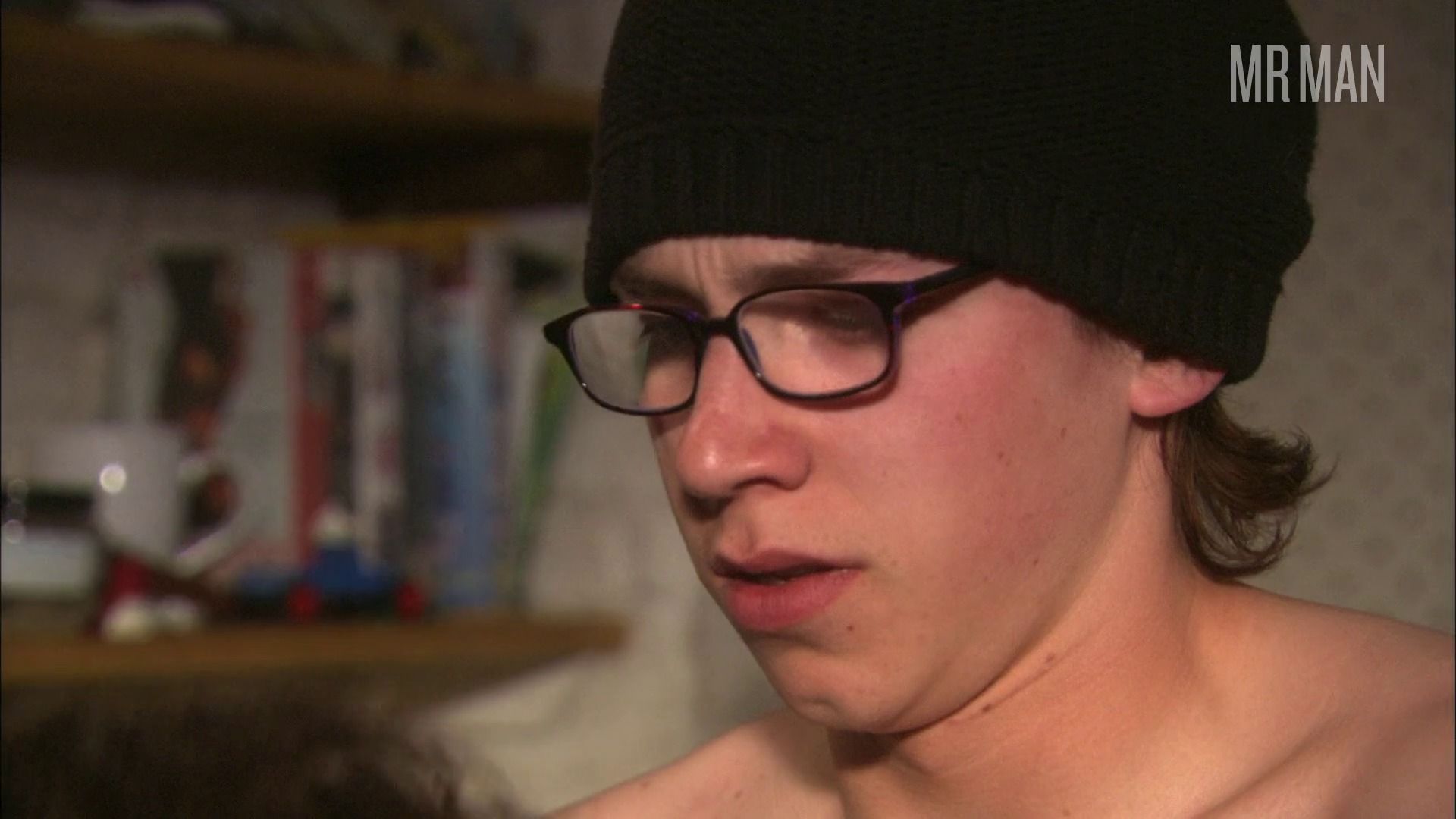 Sexiest Mike Bailey Scene in Skins. Shirtless, Straight, bulge, butt. 2005