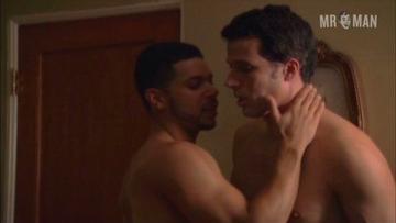 Jonathan Bray, Wilson Cruz in Coffee Date (2005) Gay Shirtless Butt Gay 749