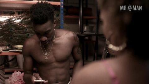 Sexiest Nathan Stewart-Jarrett Scene in Misfits. Shirtless, bulge, butt. 8701