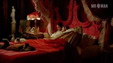 Michael Fassbender in Angel (2007) Butt Shirtless Straight Butt Sexy 317