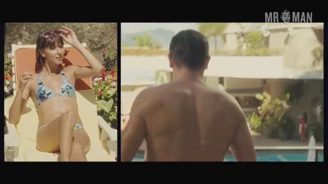Sexiest Jean Dujardin Scene in OSS 117: Lost in Rio. Bathing Suit, Bulge, Sexy, Shirtless, butt, gay. 5239