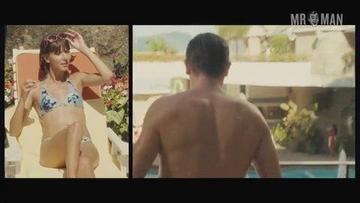 Jean Dujardin in OSS 117: Lost in Rio (2009) Bathing Suit Bulge Sexy Shirtless Bathing Suit Bulge 5239