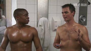 Sam Jones III, Darin Brooks in Blue Mountain State (2010-2011) Sexy Shirtless Butt Sexy 12859